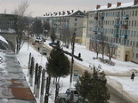 Вид на ул. Октябрьскую с крыши здания универмага